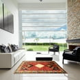 thumbnail image 7 of Ahgly Company Machine Washable Indoor Rectangle Traditional Tomato Red Area Rugs, 2' x 5', 7 of 7