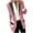 Pink, variant on Womens Plus Size Clearance,Women'S Lapel Cape Leopard Notch Laple-Blazer office Suit Outwear Red