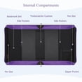 thumbnail image 4 of Funda de libro FINPAC, tamaño grande, piel vegana, color morado, 30 x 21 x 6 cm, 4 of 8
