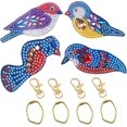 thumbnail image 1 of Llaveros con pintura de diamantes Diy, Kits completos de taladro de pájaros, adornos de llavero Diy, fabricación de mosaicos para llavero, decoración de bolso de teléfono, 1 of 5