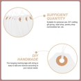 thumbnail image 2 of 100 Pcs Blank Label Hang Tag Labels Small Tags Gift Paper Jewelry Price Clothing Kraft, 2 of 5