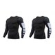 thumbnail image 1 of Guardurnaity Ropa interior térmica para hombre, medias deportivas de secado rápido, capas base para correr en invierno, ropa deportiva para 1607 estilo,XXXL 2piezas, 1 of 6