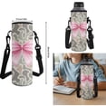 thumbnail image 7 of Yuyamidu Camo Pink Bow 4Pcs 17-Inch Kids Backpack Set, with Lunch Bag Pencil Case Water Bottle Sleeve, Large Capacity Bookbag for Girls Teens Daily Travel Use, 7 of 7