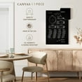 thumbnail image 5 of Elephant Stock Roll Preventing Hockey Puck Patent Wall Art - Vertical Canvas Wall Art - Living Room Wall Decor - Patent Canvas - Black And White Decor - 32" x 48", 5 of 8