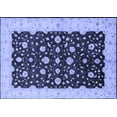 thumbnail image 1 of Ahgly Company Machine Washable Indoor Rectangle Oriental Blue Traditional Area Rugs, 5' x 8', 1 of 4