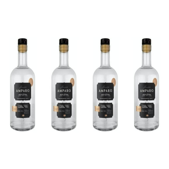 Pack de 4 Mezcal Bendito Amparo Joven Espadin 750 ml Joven Espadin