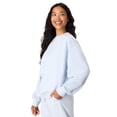 thumbnail image 3 of Hanes Originals Women's Fleece Sweatshirt Salty Pepper Grey XL, 3 of 6