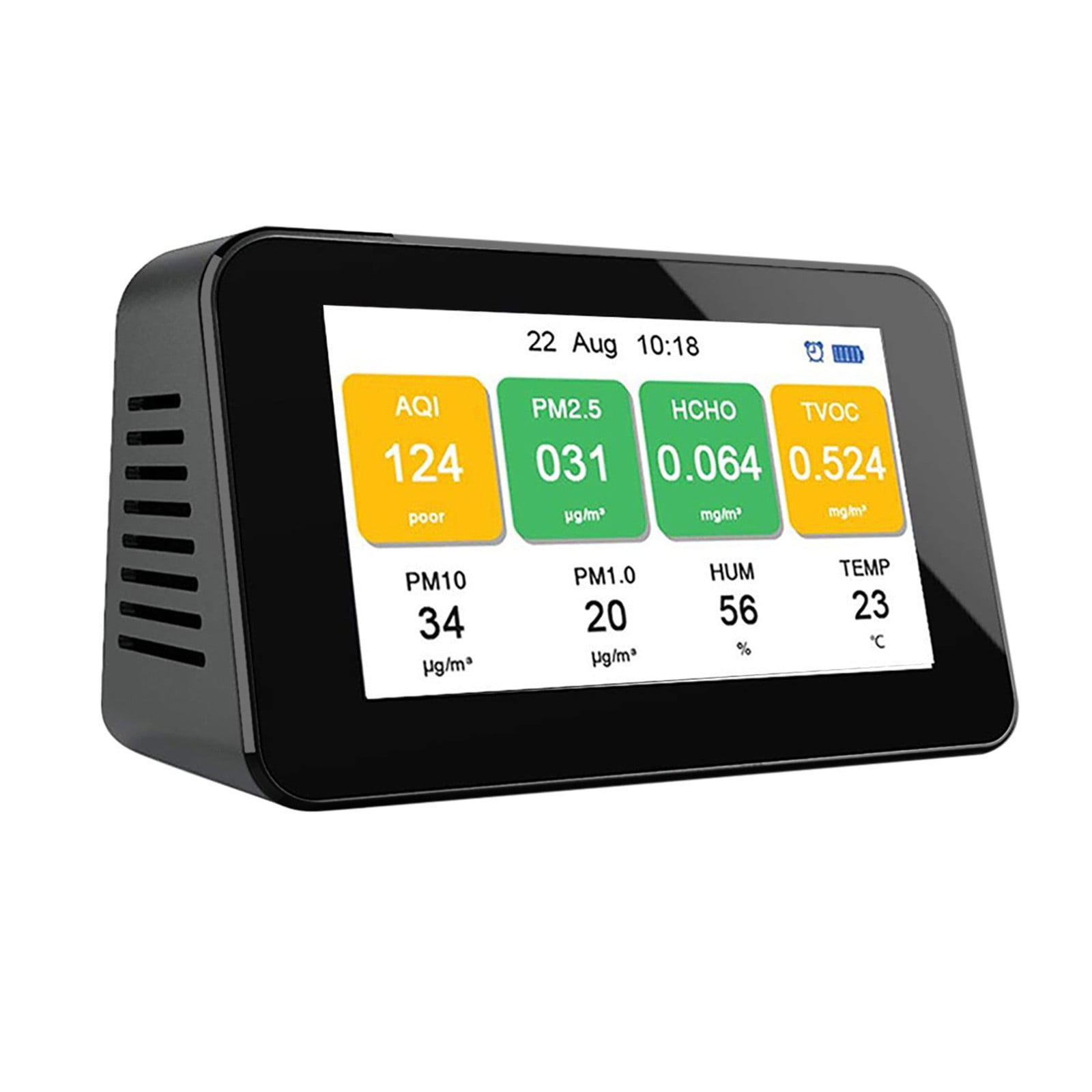 Kiplyki Air Quality Monitor with Wi-Fi Formaldehyde Detector Temperature & Humidity Mete