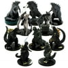 Godzilla Movie Miniature Complete Set of all 10 Godzilla PVC Figures [Loose]