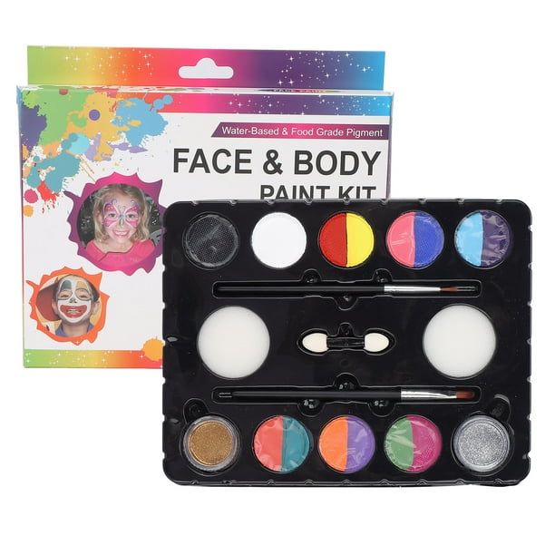 Body Paint Kit, 8 Face Paint Easy To Apply Safe Professional Face