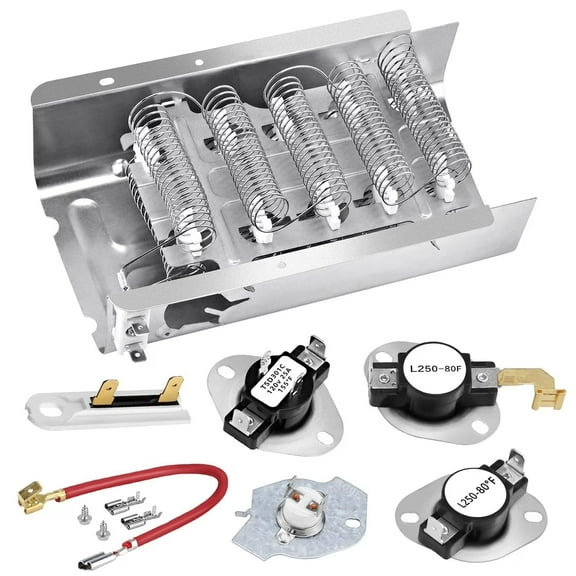 279838 Dryer Heating Element for Whirlpool Maytag Centennial Dryer Parts Kenmore 70 80 Series Model 110 Amana 3403585 NED4655EW1 W10724237 8565582 Dryer Heating Element