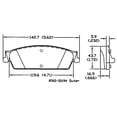 thumbnail image 4 of Power Stop Brake Pad Z36-1194 Z36 Extreme; FMSI Number D1194; Carbon Fiber Ceramic; Set Of 4, 4 of 4
