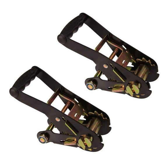 2" Handle Ratchet, Black Painted Frame/yellow zinc, 11,000lbs