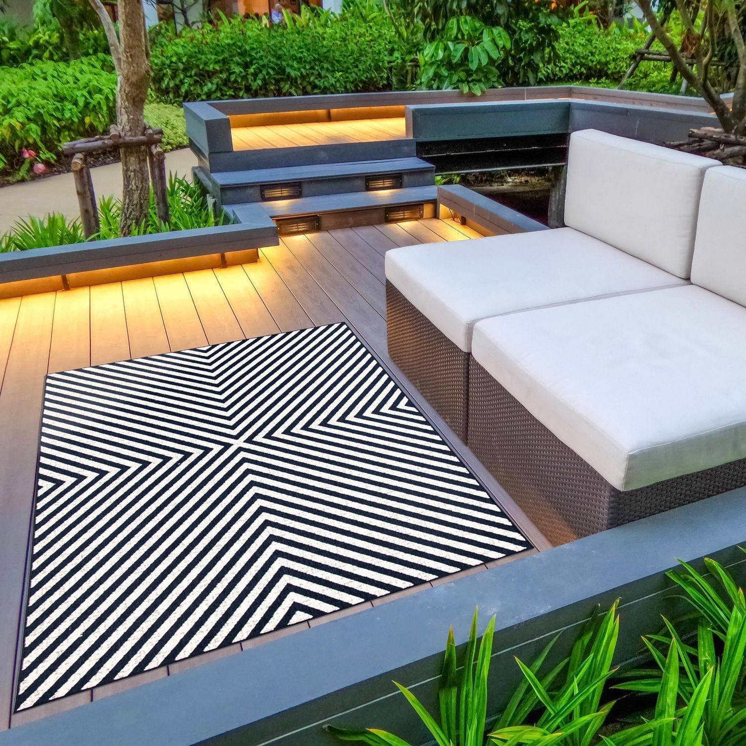 ECARPET Indoor/Outdoor for Balcony, Patio and Garden Milan