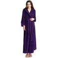thumbnail image 1 of Artfasion Womens Long Bathrobe Plus Size Warm Soft Spa Plush Sleeping Robe Nightdress, 1 of 7