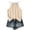 Beige, variant on Womens Halter Tops Back Bow Tie Sleeveless Blouse Casual Loose Fit Keyhole Back Camisole for Daily Wear Pink XXL