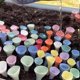 thumbnail image 1 of Taza para beber insectos y abejas alimentador de agua para abejas taza para beber polinizador con forma de flor con taza para guardería y soporte suministros de apicultura, 1 of 5
