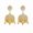 Style 1, variant on 14K Gold Indian Tassel Crystal Drop Earrings for Women,Vintage Palace Style Bell Shape Heavy Industry Dangle Earrings,Fashion Christmas Jewelry Gift for Her