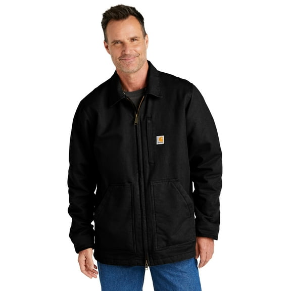Carhartt Men's Washed Duck Sherpa Lined Coat