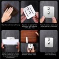 thumbnail image 1 of Pot Cover Holder Stainless Steel Pot Lid Drain Holder Simple Kitchen Pot Cover Bracket Wall Mounted Tableware Dry Storage Bracket for Home Kitchen, 1 of 9