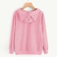thumbnail image 4 of Minnieouse Loose Fit Cartoon Cat Print Mujer con capucha Print Mujer Camisa Manga larga Cuello Sudadera con capucha Prendas para la parte del cuerpo Rosado L Minnieouse FS9881-03, 4 of 5