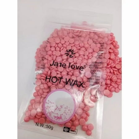 Brazilian Alexandrite - VicTsing Multi-flavor No Strip Depilatory Pearl Hard Wax Brazilian Granules Hot Film Wax Bean for Painless Hair Removal 50g (pink)