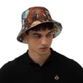 thumbnail image 4 of Fotbe Animal Filled Noahs Ark Sombrero Tipo Pescador con Estampado – Sombrero de Sol de Algodón de Moda para Playa, Golf, Pesca, 4 of 6