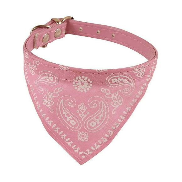 Pañuelo para el cuello para perro o gato, de algodón, con estampado triangular