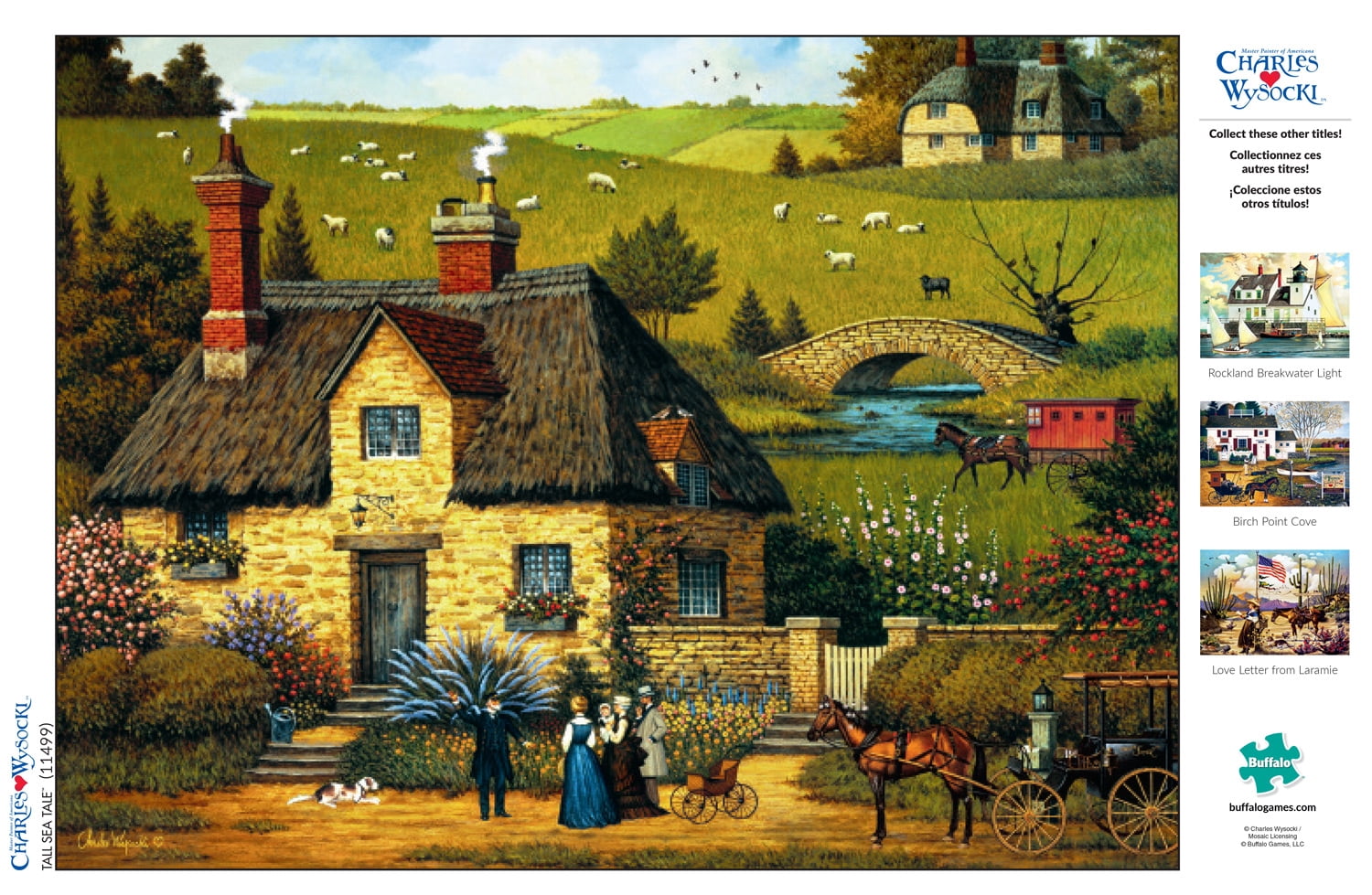 Buffalo Games - Charles Wysocki - Tall Sea Tale - 1000 Piece Jigsaw Puzzle