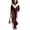 Wine, variant on Szluipve Women’s Color Block Tracksuit 2 Piece Outfits Half Zip Stand Collar Chevron Patchwork Sweatshirt & Side Stripe Wide Leg Pants Casual Loungewear Set Wine S