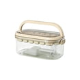 thumbnail image 2 of Openpig Ice Tray With Storage Bin One Click Ice Release Portable Ice Maker With Handle Free Ice Container For Summer Home Party, 2 of 7