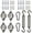 A Hardware Only, variant on 10 Inch Stainless Steel Hardware Kit Only Heavy Duty for Rectangle Or Square Sun Shade Sail Cannopy Installation (Hardware Kit Only) Special Designed Commercial Grade B