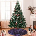 thumbnail image 7 of Yiaed Lilac Print Christmas Tree Skirt , Tree SkirtsTree Mat for Christmas Winter Holiday Indoor Decorations-48", 7 of 7