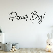 VWAQ Dream Big! Wall Decal Inspirational Quotes Sayings Wall Art VWAQ-194