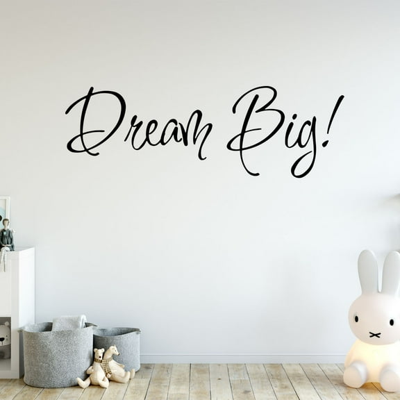 VWAQ Dream Big! Wall Decal Inspirational Quotes Sayings Wall Art VWAQ-194