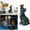 Blue, variant on Home Decor Curious Cat With Butterflies Indoor Outdoor Figurines Decorated With Resin Adornments Desktop Ornament Practical
