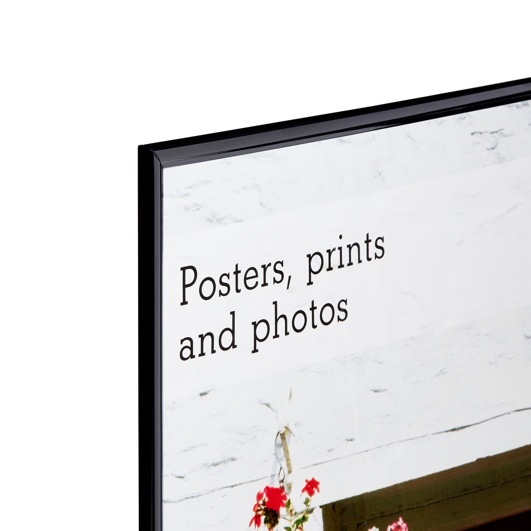 20x30 Black Poster Frame – Rounded Corners, New, Unbranded