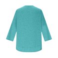 thumbnail image 4 of Jalioing Women's Workout Shirts 3/4 Sleeve Crew Neck Quick Dry Gym Sport Tee Shirt Loose Breathable Athletic T Shirt, 4 of 5