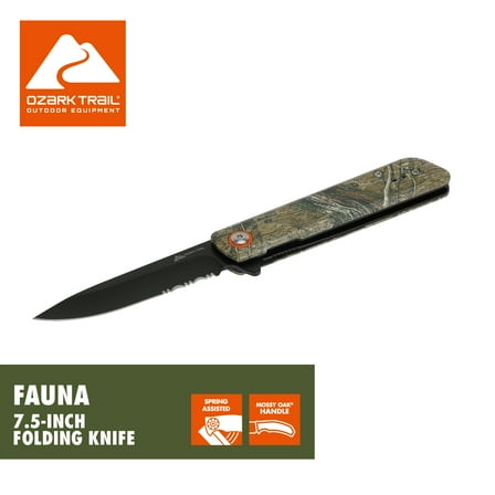 Ozark Trail Fauna 7.5 inch Folding Knife Camo