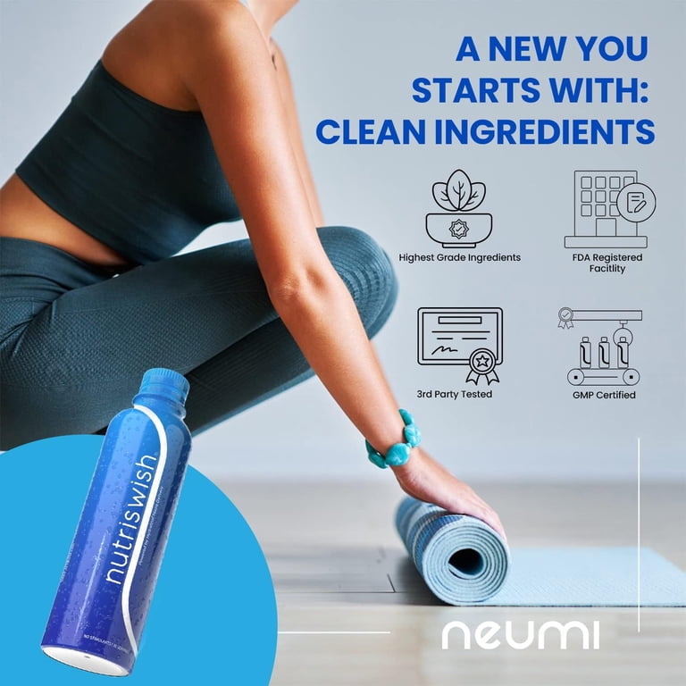Neumi NutriSwish Multivitamin Supplements | 30 Servings | Enhanced Absorption with Ultra-Pure Water & Vitamin D | Immune Support, Joint Health & Supports Natural Energy