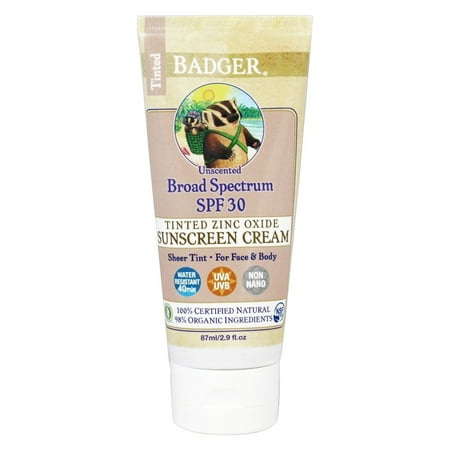 Shelter Tinted Sunscreen - WS Badger Badger Sunscreen, 2.9 oz
