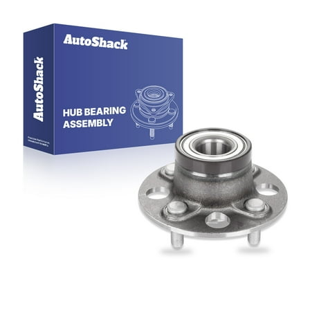AutoShack Rear Wheel Hub Bearing Assembly with ABS | Replacement for 2007-2014 Honda Fit 2010-2014 Honda Insight | 1-PC