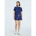 thumbnail image 2 of Free Assembly Women's Sweat Shorts with Side Slits, 2.25” Inseam, Sizes XS-XXL, 2 of 5