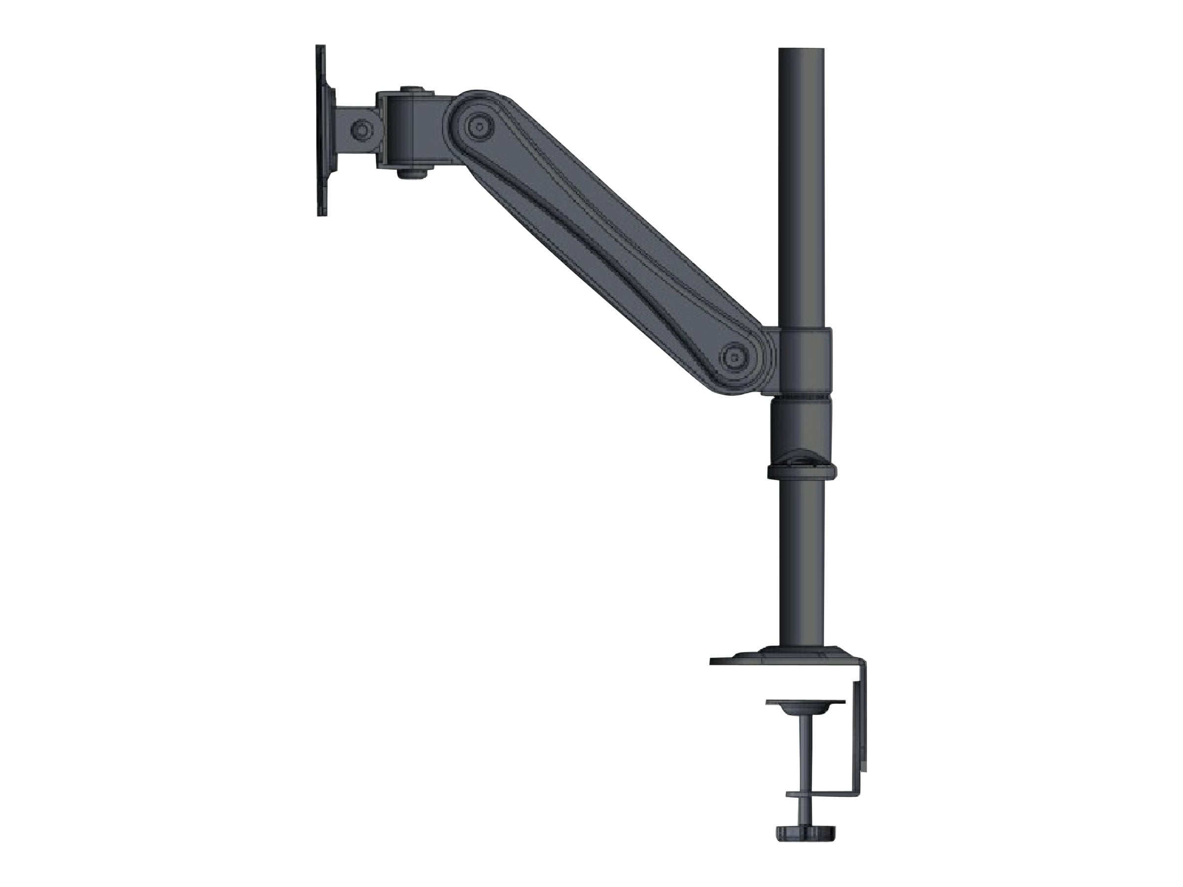 DoubleSight DS30PH Single Monitor Flex Arm Pole Style Mounting kit