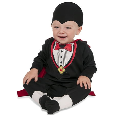 Tiny Vampire Infant Boys Count Dracula Halloween Costume-Inft