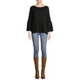 thumbnail image 3 of lemon & bloom by Grey State Women's Tiered Sleeve Top, 3 of 6