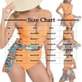 thumbnail image 2 of Women's Swim Dress Wrap Swimsuits Cutout One Piece Bathing Suit Mesh Split Hem Swimdess Tummy Control Skirt Swimwear Yellow, 3XL, 2 of 7