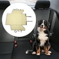 thumbnail image 2 of Unique Bargains 1 Pc Removable Pet Car Seat Cover for Pet Flower Pattern Khaki, 2 of 6