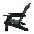 thumbnail image 4 of Costaelm Plastic Outdoor Folding Adirondack Chair for Firepit Chair All-weather HIPS Resin Outdoor Chair, 4 of 5