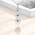 thumbnail image 6 of YUPPOLKR Personalized Mother Necklaces with 1-6 Birthstones & Names Customized Heart Birthstone Name Necklace Engraved Family Necklace for Women Mom Wife, 6 of 6